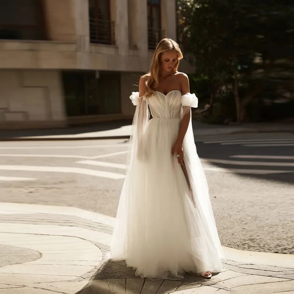 Customized Sweetheart Collar Evening Dresses For Women Elegant A-Line Prom Gowns Banquet Soirées Chic Élégant Mariage For Summer