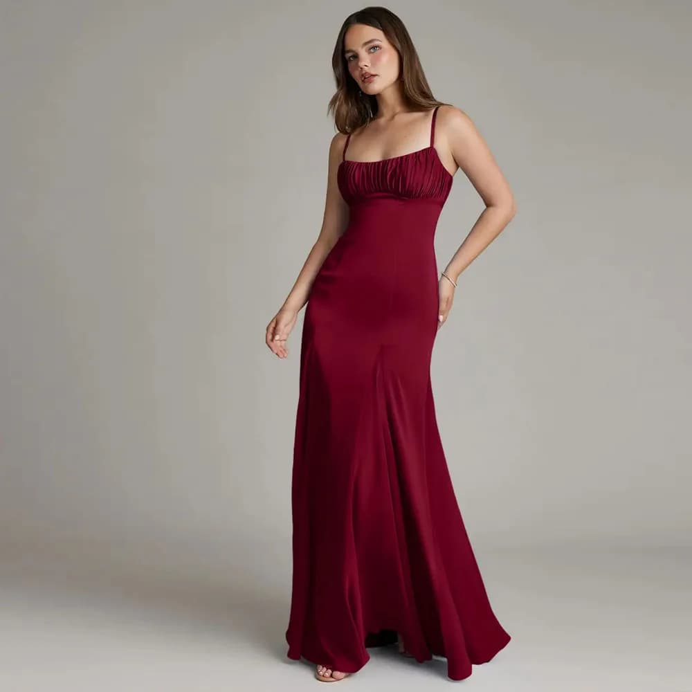 2026 Customized Sexy Mermaid Women Evening Dresses Spaghetti Straps Prom Gowns Robes De Soirée estidos Para Bodas Mujer Invitada