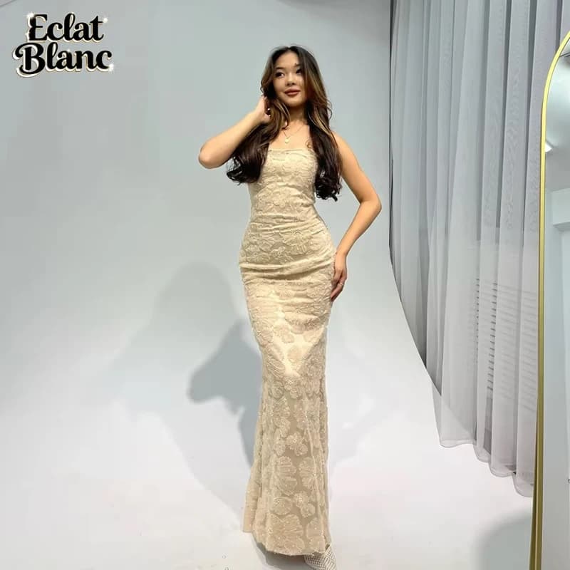 ECLAT Evening Dress Mermaid Maxi Dress Strapless Backless Formal Evening Gown 2026 Summer Slim Fit Prom Dress Customized