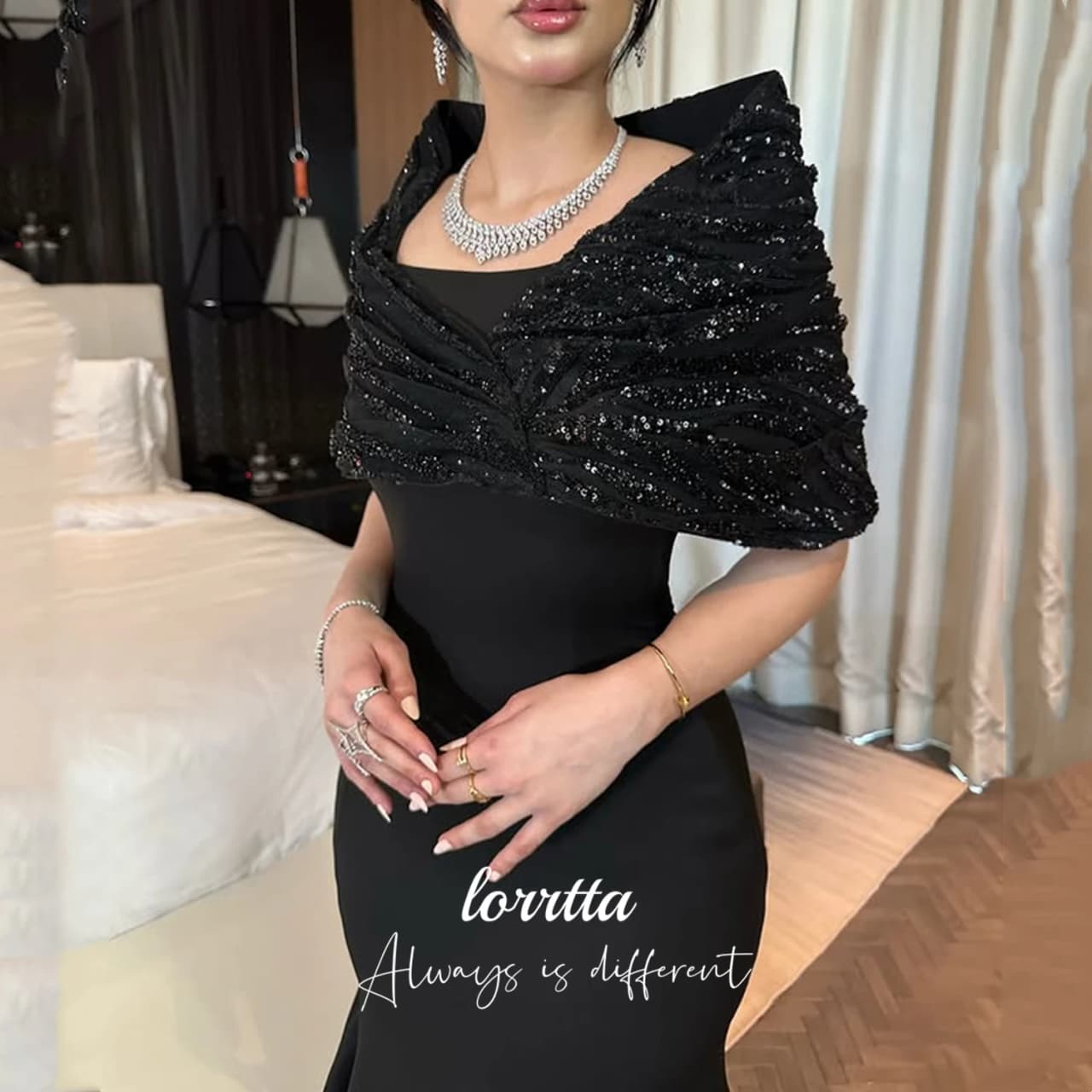 Lorrtta Customized Evening Dress 2025 Luxury Women's Elegant Party Dress for Wedding Guest Elegant Prom Dresses 2025 Woman Gala