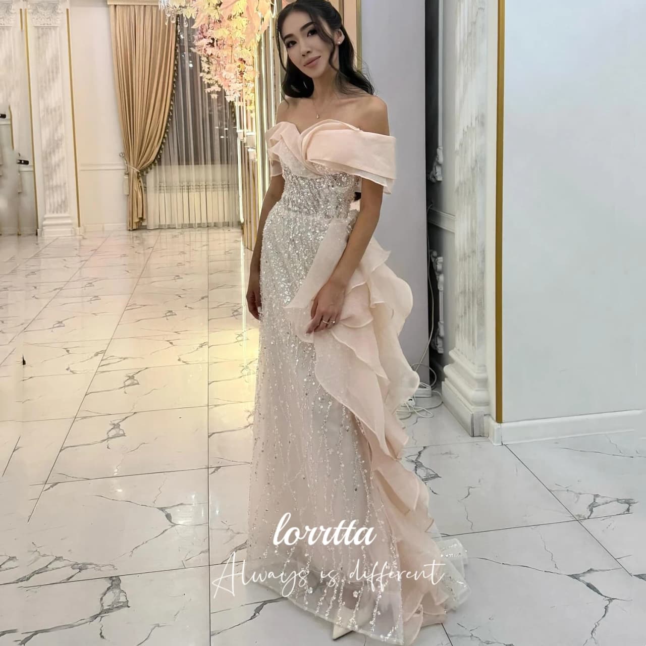 Lorrtta Customized Special Occasion Dress Evening Dresses Prom Dresses Wedding Party Dress Mermaid فساتين سهرة Birthday Dress