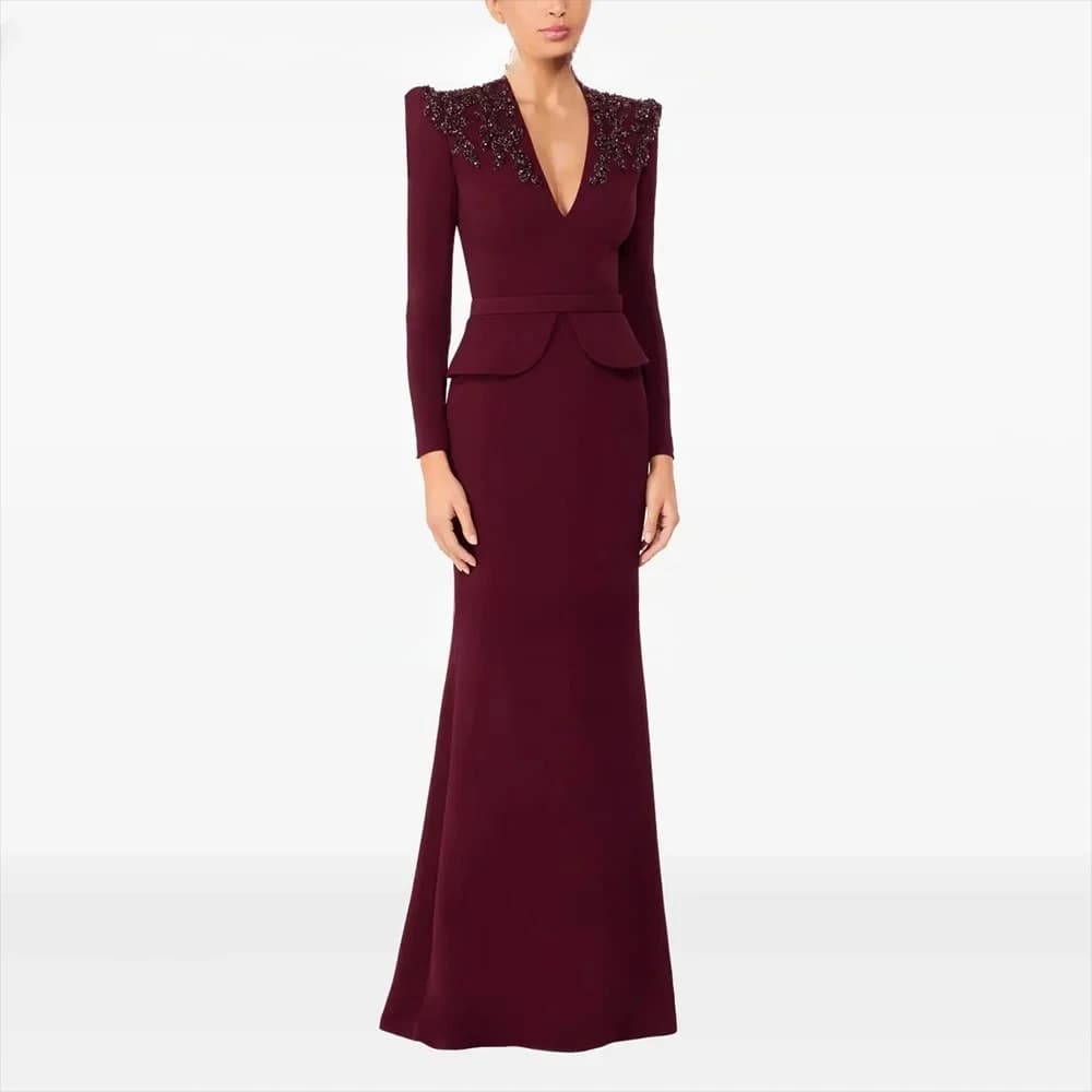 Long Dresses for Special Occasions Customized Prom Party Evening Robes De Cocktail Ball Gown Dress 2026 Woman Robe Soiree Luxury