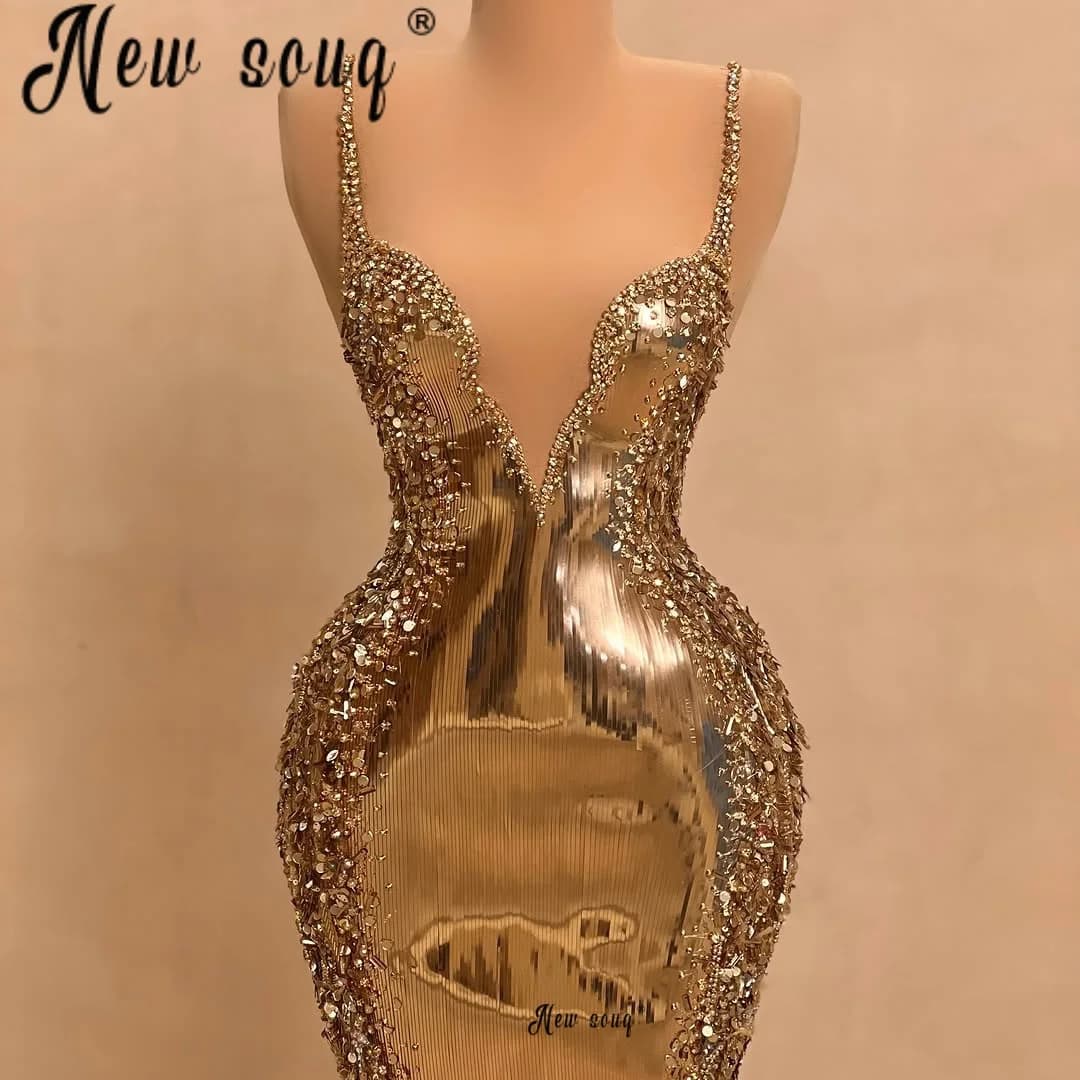 Sexy Sparkly Gold Sleeveless Long Dress 2026 New Women Birthday Celebrate Evening Photo Shoot Stage Performance Customized