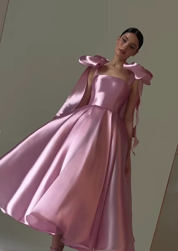 Aenyrst Elegant Satin Evening Dresses Shiny Ankle-Length Customized Women's Evening Corset платье женское вече
